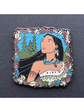 Disney Princess Mystery Pocahontas Feathers Leaves Pin (C7)